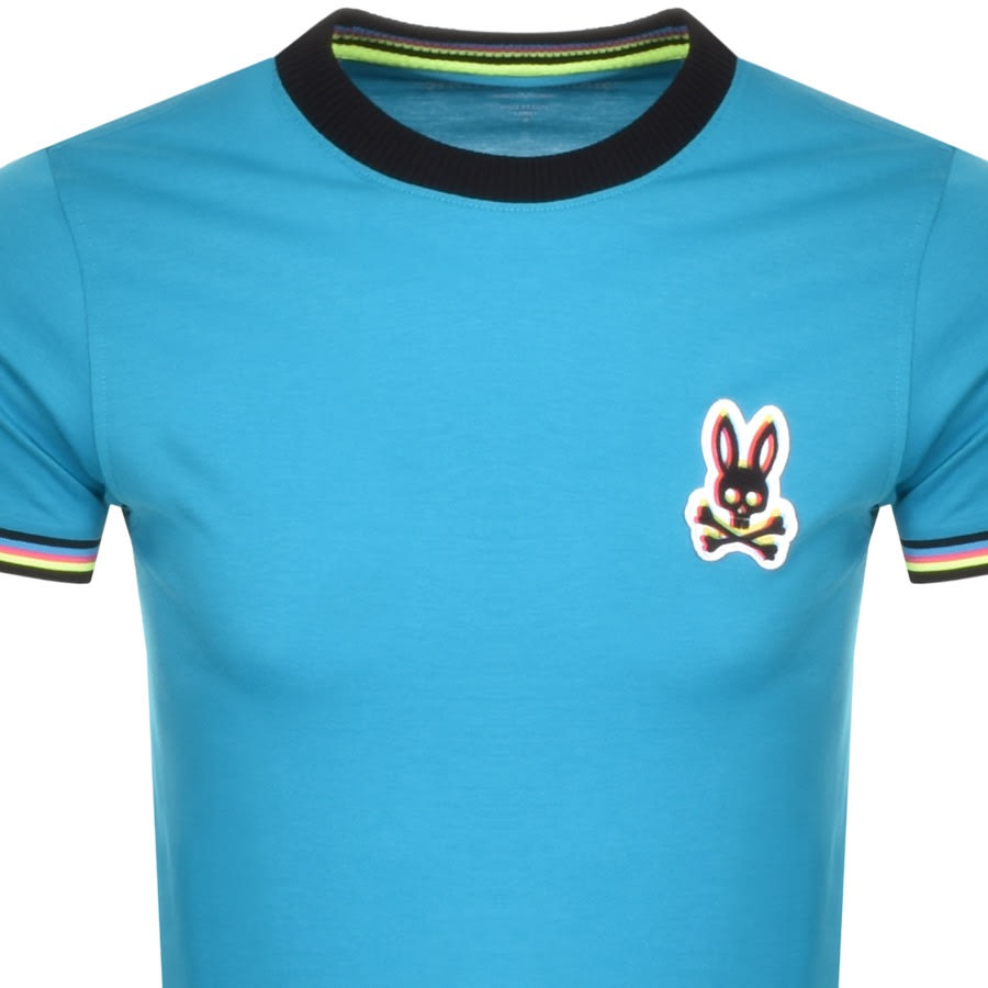 Alternative Image for ProductPsycho Bunny Holloway Ringer T Shirt Blue2